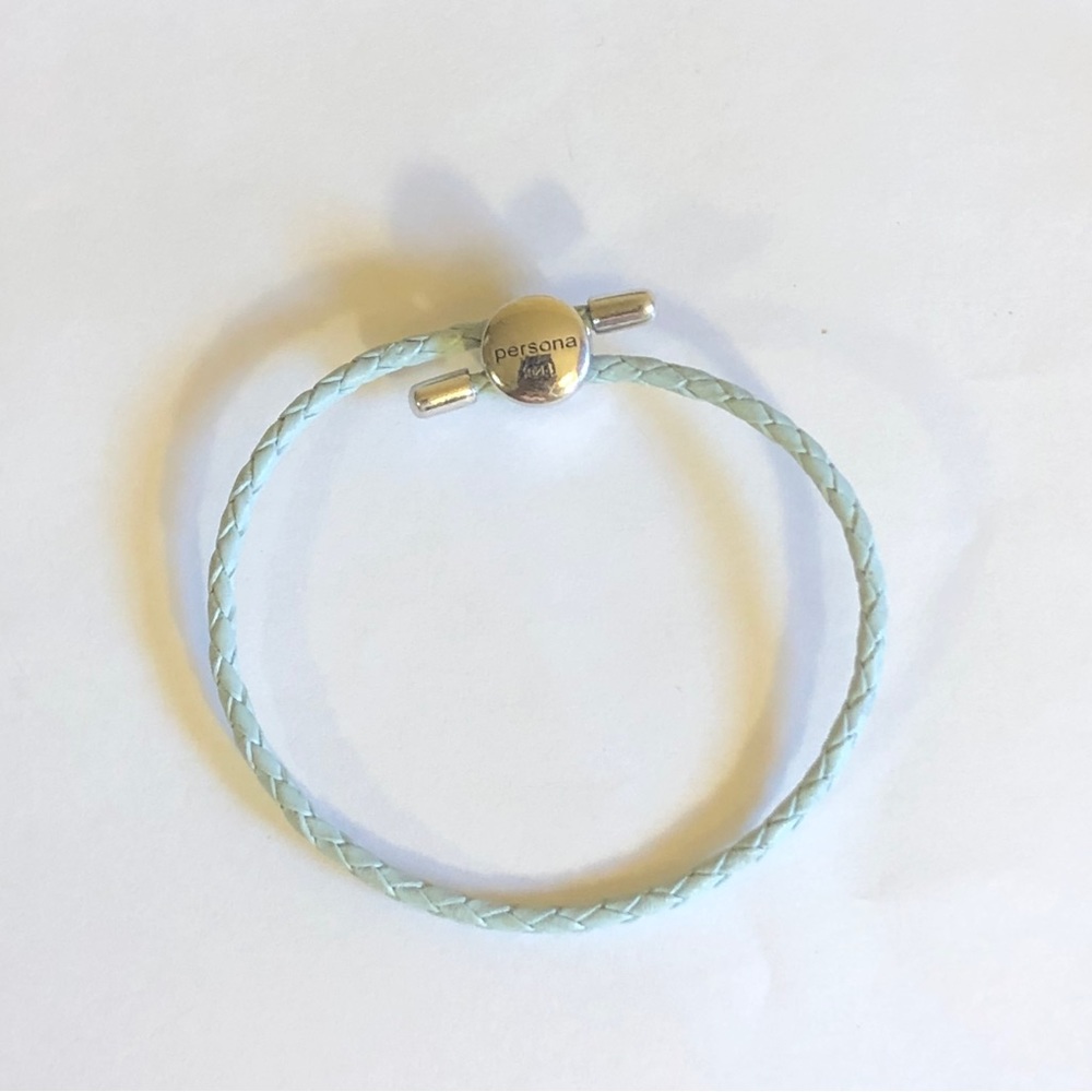 Authentic Persona Solid 925 Sterling Silver Blue … - image 2